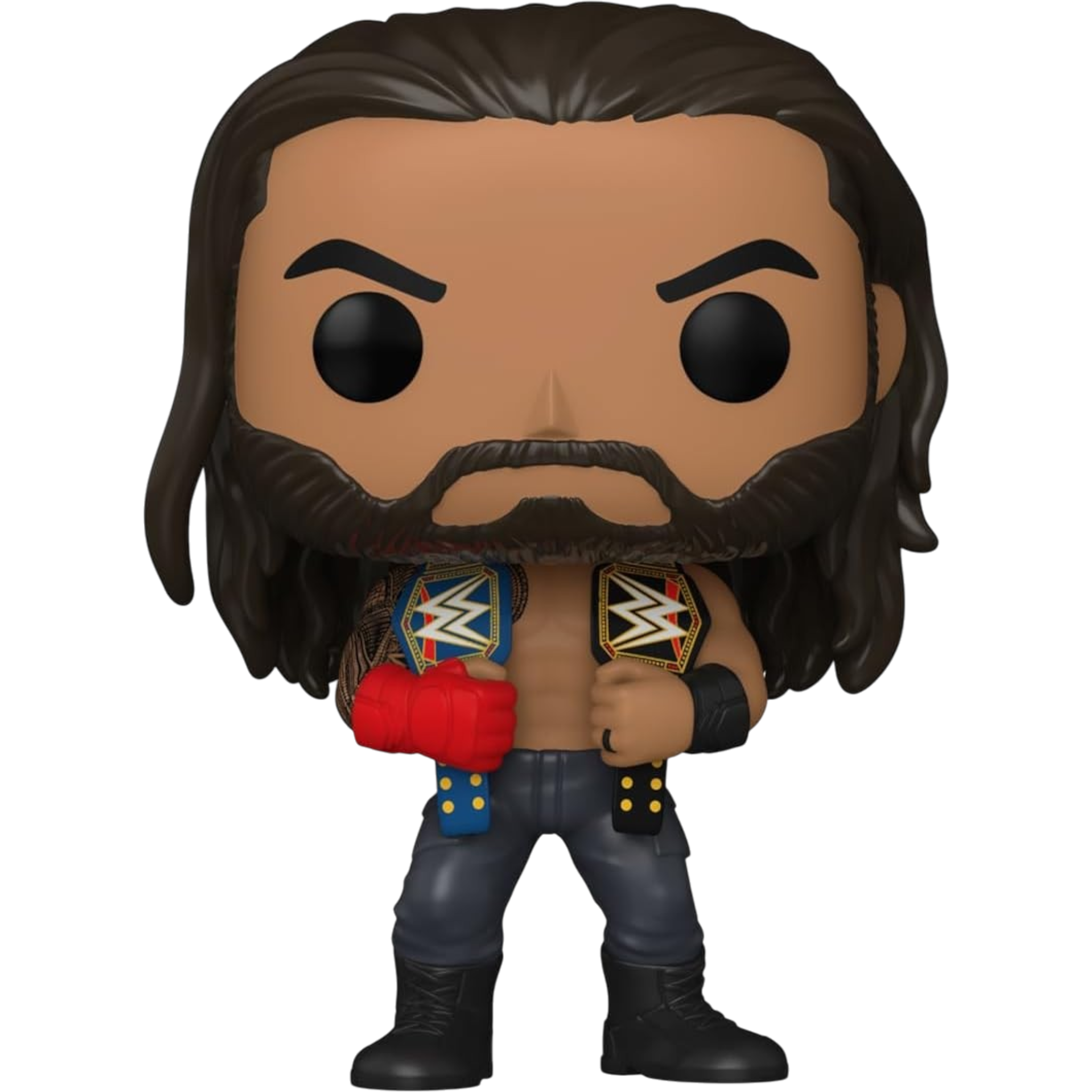 WWE: Roman Reigns with Belts Funko Toy Store